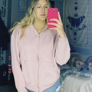 Aeropostale Pink Zip Up